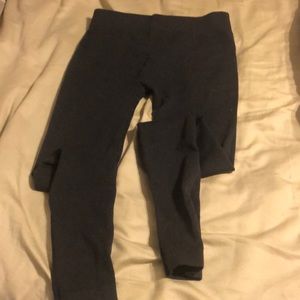 Gray leggings